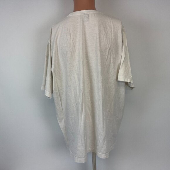 Nike Basic T Shirt Vtg 90s Embroidered Swoosh White Size XL - Picture 3 of 4